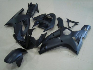 Billigste Matt Schwarz Kawasaki ZX6R 2003-2004 Verkleidung
