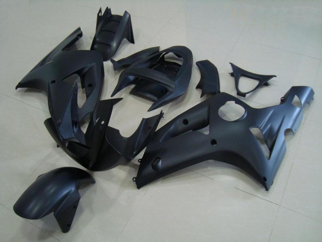Billigste Matt Schwarz Kawasaki ZX6R 2003-2004 Verkleidung Billigste Matt Schwarz Kawasaki ZX6R 2003-2004 Verkleidung