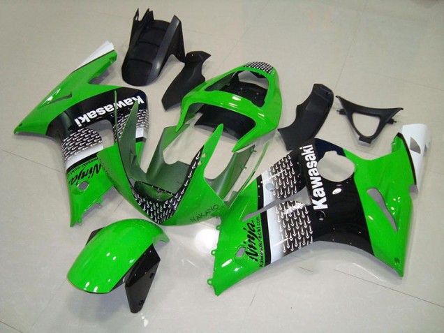 Billigste Grün Nakano Kawasaki ZX6R 2003-2004 Verkleidungen Billigste Grün Nakano Kawasaki ZX6R 2003-2004 Verkleidungen