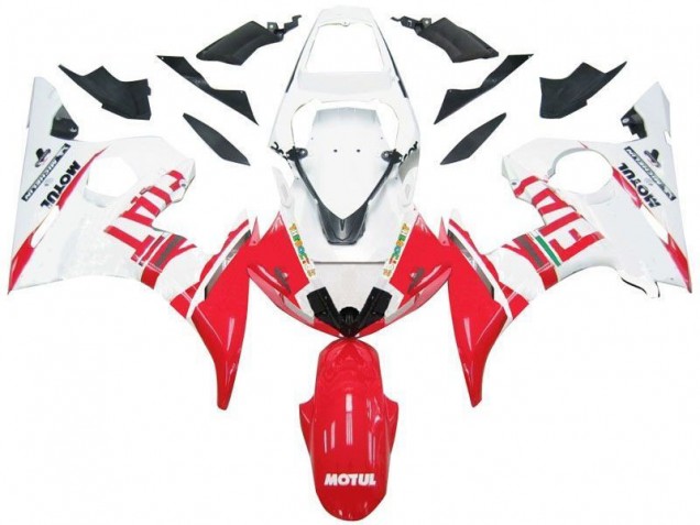 Billigste Weiß Rot Fiat Yamaha R6 2003-2005 Verkleidungen Billigste Weiß Rot Fiat Yamaha R6 2003-2005 Verkleidungen