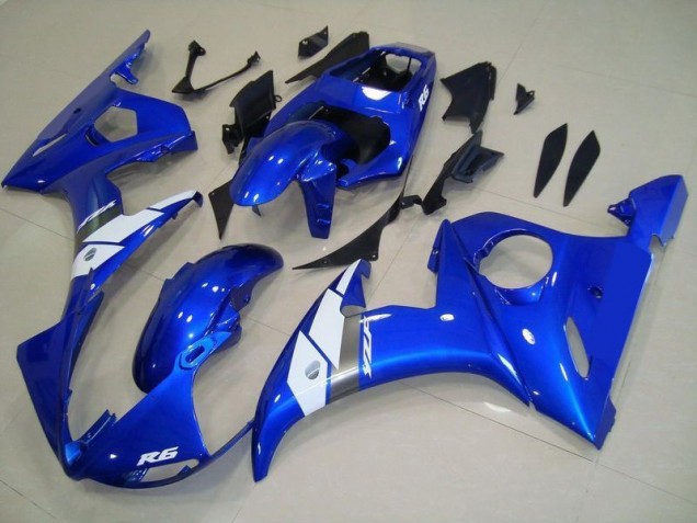 Billigste OEM Stil Blau Yamaha R6 2003-2005 Verkleidungen Billigste OEM Stil Blau Yamaha R6 2003-2005 Verkleidungen
