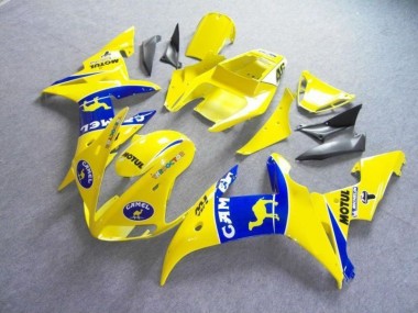 Billigste Gelb Blau Motul Camel Yamaha R6 2003-2005 Verkleidungen
