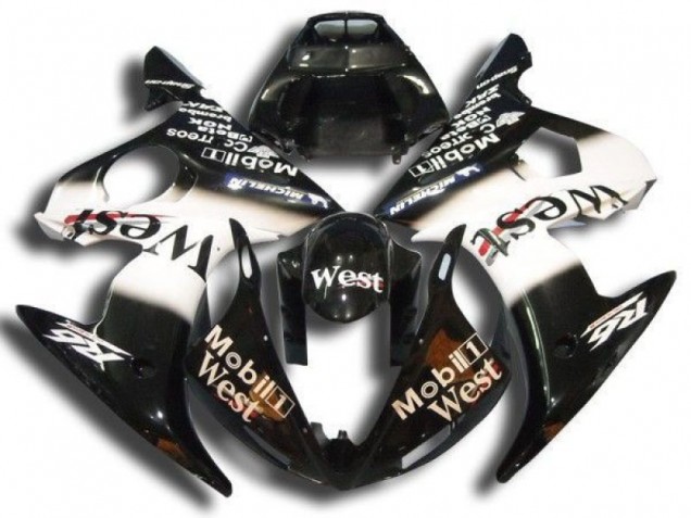 Billigste Schwarz Mobil West Yamaha R6 2003-2005 Verkleidungen Billigste Schwarz Mobil West Yamaha R6 2003-2005 Verkleidungen