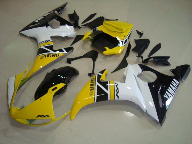 Billigste Gelb Anniversary Yamaha R6 2003-2005 Verkleidungen