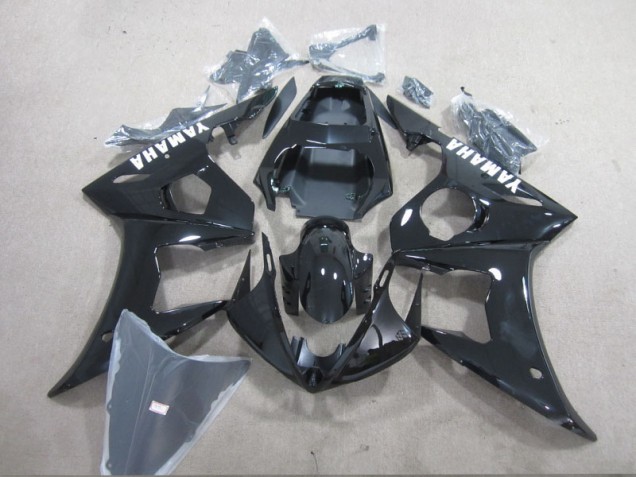 Billigste Schwarz Weiß Aufkleber Yamaha R6 2003-2005 Verkleidungen