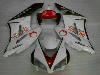 Billigste Weiß Rot Honda CBR 1000 RR 2004-2005 Vollverkleidung