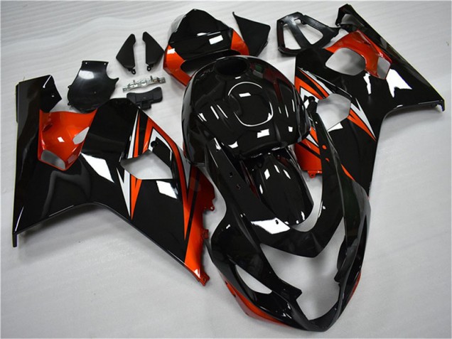 Billigste Orange Schwarz Suzuki GSXR 600 / 750 K4 2004-2005 Verkleidungen Billigste Orange Schwarz Suzuki GSXR 600 / 750 K4 2004-2005 Verkleidungen