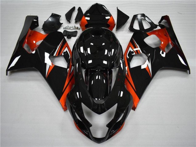 Billigste Orange Schwarz Suzuki GSXR 600 / 750 K4 2004-2005 Verkleidungen Billigste Orange Schwarz Suzuki GSXR 600 / 750 K4 2004-2005 Verkleidungen