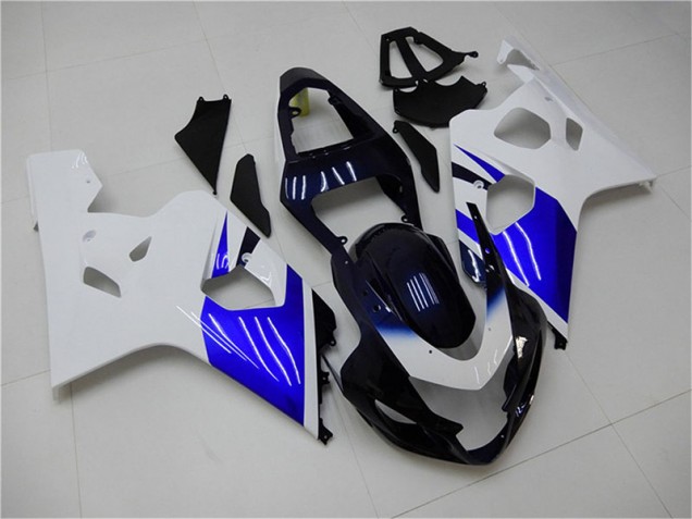Billigste Weiß Blau Suzuki GSXR 600 / 750 K4 2004-2005 Verkleidungen Billigste Weiß Blau Suzuki GSXR 600 / 750 K4 2004-2005 Verkleidungen