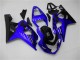 Billigste Blau Schwarz Suzuki GSXR 600 / 750 K4 2004-2005 Verkleidungen