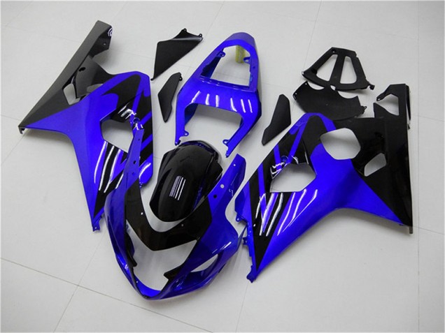 Billigste Blau Schwarz Suzuki GSXR 600 / 750 K4 2004-2005 Verkleidungen