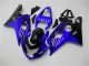Billigste Blau Schwarz Suzuki GSXR 600 / 750 K4 2004-2005 Verkleidungen