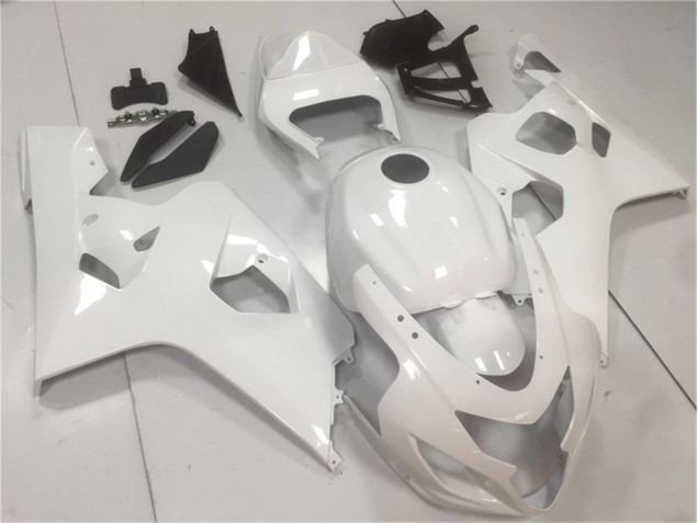 Billigste Glänzend Weiß Suzuki GSXR 600 / 750 K4 2004-2005 Verkleidungen Billigste Glänzend Weiß Suzuki GSXR 600 / 750 K4 2004-2005 Verkleidungen