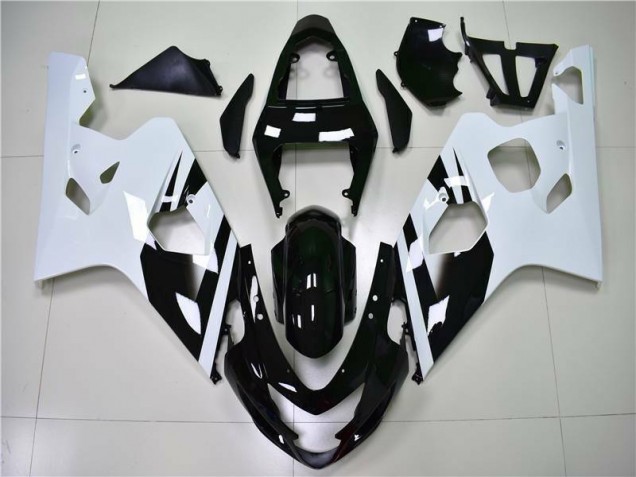 Billigste Weiß Schwarz Suzuki GSXR 600 / 750 K4 2004-2005 Verkleidung