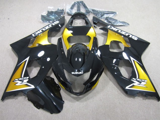 Billigste Schwarz Gelb Suzuki GSXR 600 K4 2004-2005 Verkleidungen Billigste Schwarz Gelb Suzuki GSXR 600 K4 2004-2005 Verkleidungen