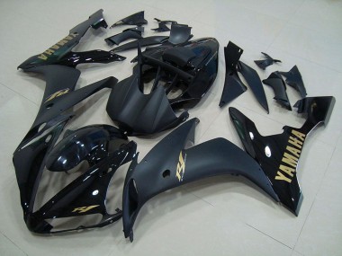 Billigste Schwarz Mattgold Yamaha R1 2004-2006 Verkleidungen