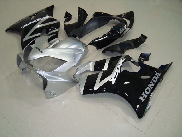 Billigste Schwarz Silber Honda CBR 600 F4i 2004-2007 Verkleidungen Billigste Schwarz Silber Honda CBR 600 F4i 2004-2007 Verkleidungen