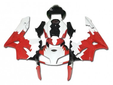 Billigste Rot Weiß Schwarz Honda CBR 600 RR 2005-2006 Vollverkleidung