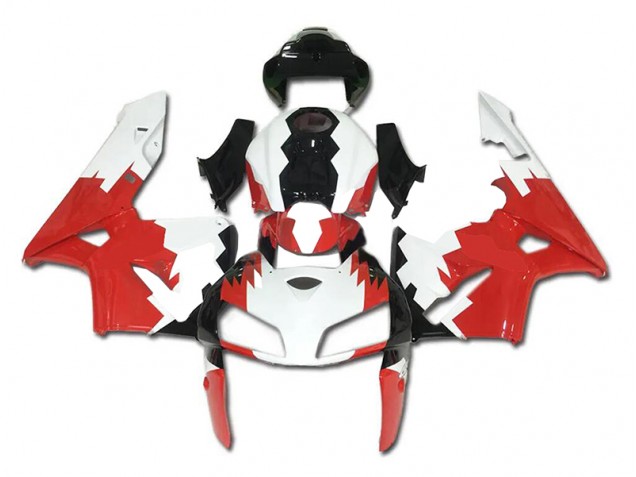 Billigste Rot Weiß Schwarz Honda CBR 600 RR 2005-2006 Vollverkleidung