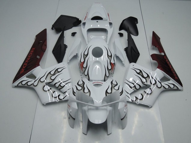 Billigste Schwarze Flamme Honda CBR 600 RR 2005-2006 Verkleidungen