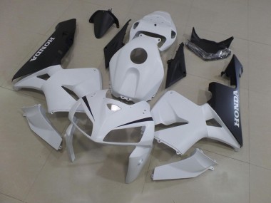 Billigste Weiß Schwarz Honda CBR 600 RR 2005-2006 Verkleidung
