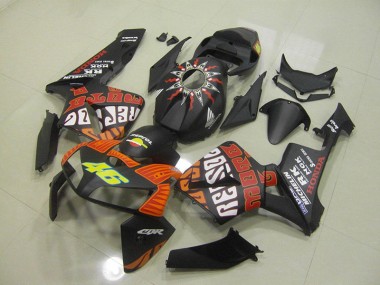 Billigste Matt Schwarzer Rossi Honda CBR 600 RR 2005-2006 Verkleidungen