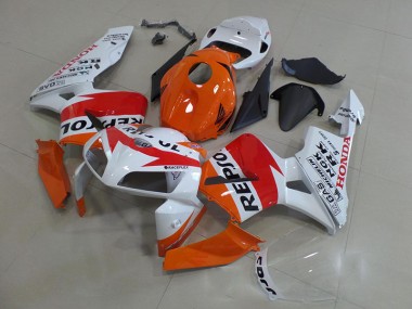 Billigste Orange Weiß Repsol Honda CBR 600 RR 2005-2006 Verkleidungen
