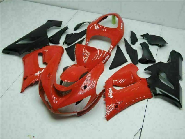 Billigste Rot Kawasaki ZX6R 2005-2006 Verkleidung