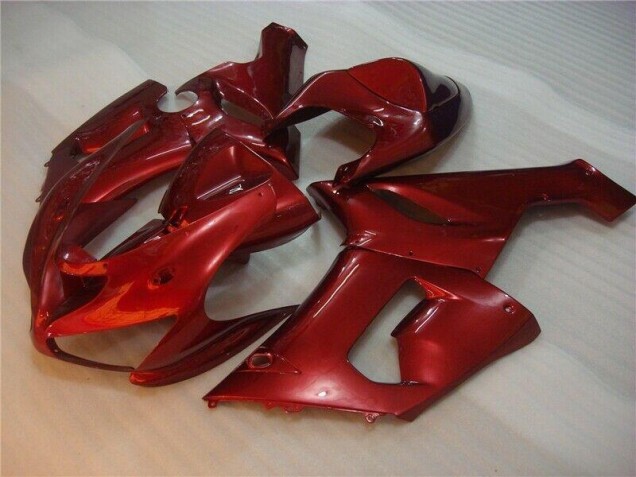Billigste Rot Kawasaki ZX6R 2005-2006 Verkleidungen