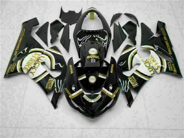Billigste Schwarz Kawasaki ZX6R 2005-2006 Verkleidungen & Plastik