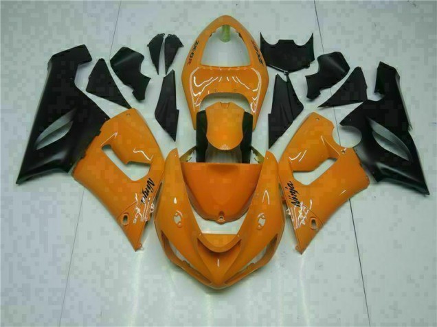 Billigste Orange Kawasaki ZX6R 2005-2006 Verkleidungen