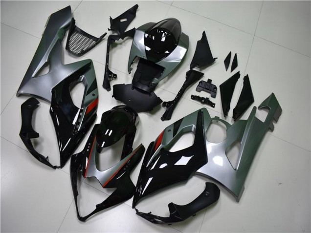 Billigste Schwarz Silber Suzuki GSXR 1000 K5 2005-2006 Verkleidungen Billigste Schwarz Silber Suzuki GSXR 1000 K5 2005-2006 Verkleidungen