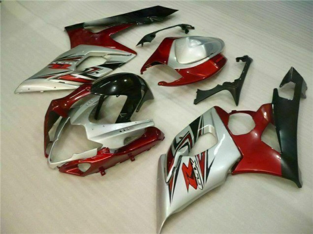Billigste Rot Weiß Suzuki GSXR 1000 K5 2005-2006 Verkleidung