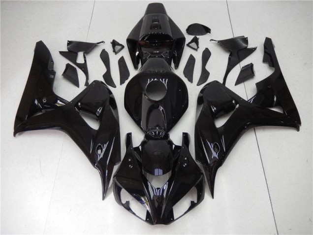 Billigste Glänzend Schwarz Honda CBR 1000 RR 2006-2007 Vollverkleidung