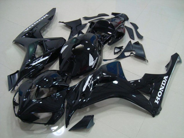 Billigste Schwarz Silber Aufkleber Honda CBR 1000 RR 2006-2007 Verkleidungen