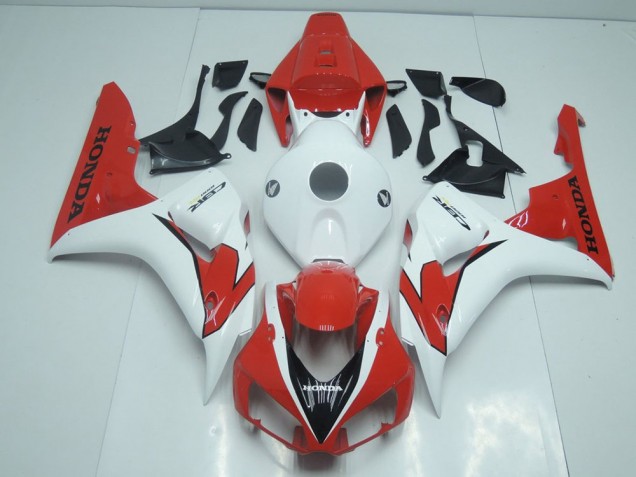 Billigste Orange Rot und Weiß Honda CBR 1000 RR 2006-2007 Verkleidungen