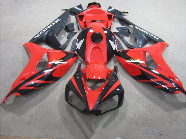 Billigste Rot Schwarz Fireblade Honda CBR 1000 RR 2006-2007 Verkleidungen