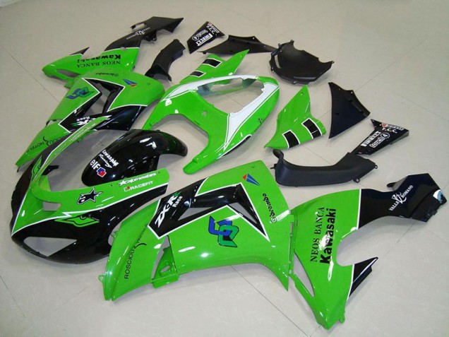 Billigste Grün Kawasaki ZX10R 2006-2007 Verkleidungen
