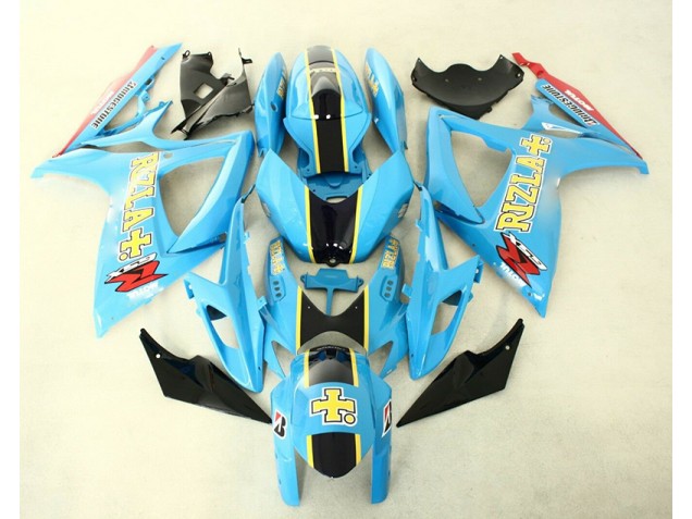 Billigste Blau Schwarz Suzuki GSXR 600 / 750 K6 2006-2007 Vollverkleidung Billigste Blau Schwarz Suzuki GSXR 600 / 750 K6 2006-2007 Vollverkleidung