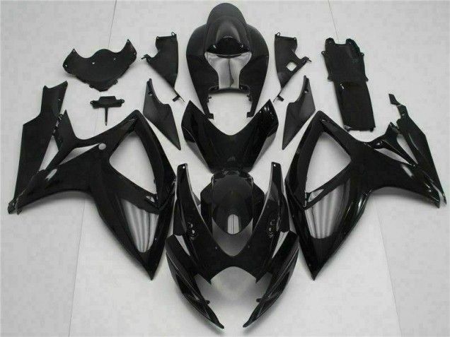 Billigste Schwarz Suzuki GSXR 600 / 750 K6 2006-2007 Motorrad Verkleidung Billigste Schwarz Suzuki GSXR 600 / 750 K6 2006-2007 Motorrad Verkleidung