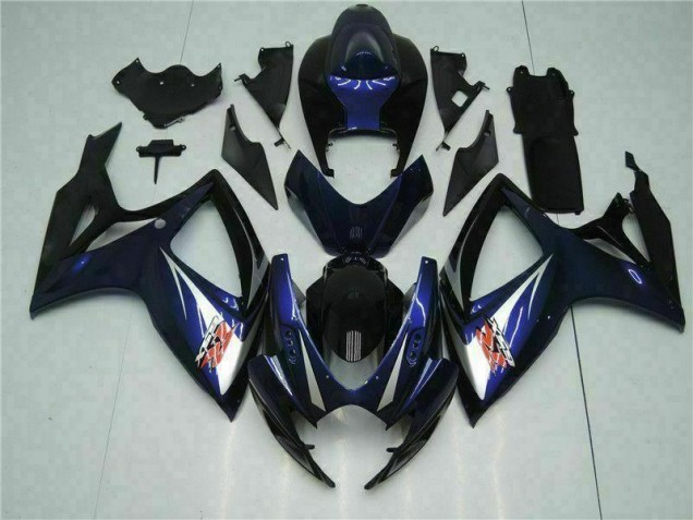 Billigste Schwarz Blau Suzuki GSXR 600 / 750 K6 2006-2007 Verkleidung Billigste Schwarz Blau Suzuki GSXR 600 / 750 K6 2006-2007 Verkleidung