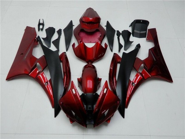 Billigste Rot Schwarz Yamaha R6 2006-2007 Verkleidung