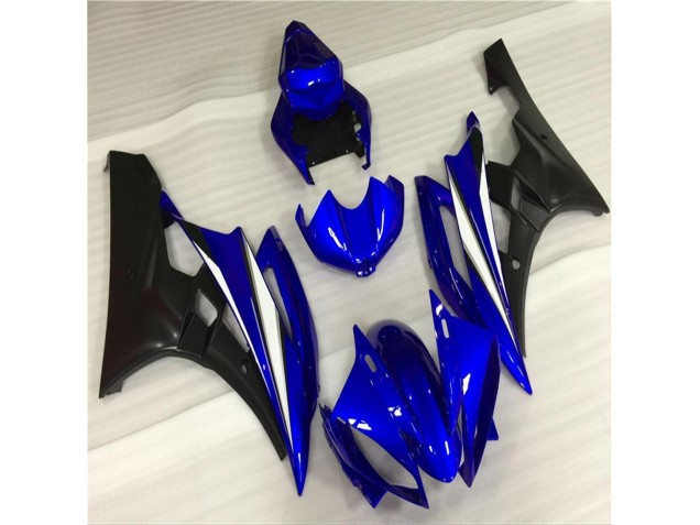Billigste Blau Schwarz Yamaha R6 2006-2007 VollVerkleidungen & Plastik