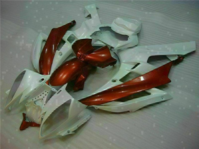 Billigste Weiß Braun Yamaha R6 2006-2007 Verkleidungen Billigste Weiß Braun Yamaha R6 2006-2007 Verkleidungen