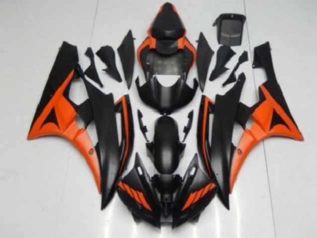 Billigste Orange Schwarz Yamaha R6 2006-2007 Verkleidung