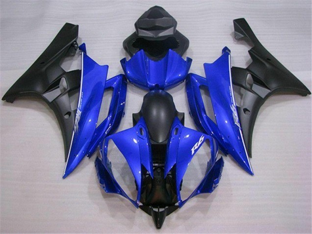 Billigste Blau Schwarz Yamaha R6 2006-2007 Motorrad Verkleidungen Billigste Blau Schwarz Yamaha R6 2006-2007 Motorrad Verkleidungen