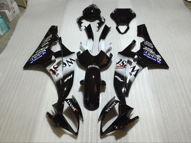 Billigste Glänzend Schwarz Yamaha R6 2006-2007 Verkleidungen