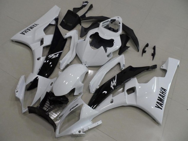 Billigste Weiß Und Schwarz Yamaha R6 2006-2007 Verkleidungen Billigste Weiß Und Schwarz Yamaha R6 2006-2007 Verkleidungen