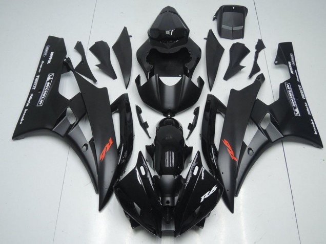 Billigste Matt Schwarz und Glänzendes Schwarz Yamaha R6 2006-2007 Verkleidungen Billigste Matt Schwarz und Glänzendes Schwarz Yamaha R6 2006-2007 Verkleidungen