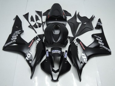 Billigste Matt Schwarzer Repsol Honda CBR 600 RR 2007-2008 Verkleidungen